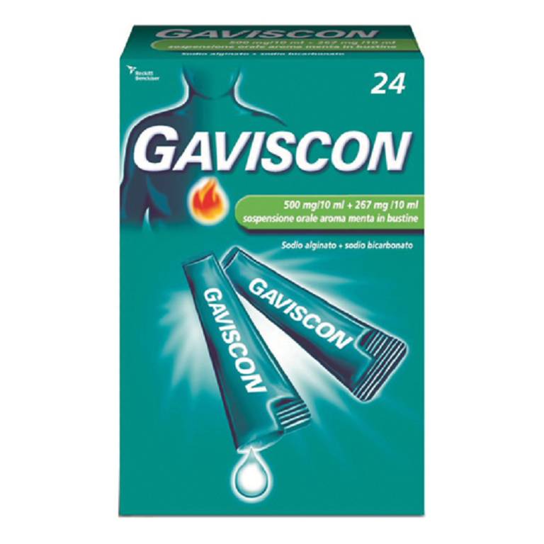 GAVISCON*24BUST 500+267MG/10ML