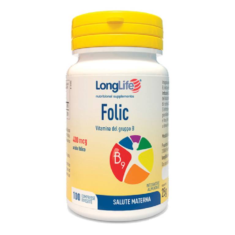 LONGLIFE FOLIC 400MCG 100CPR