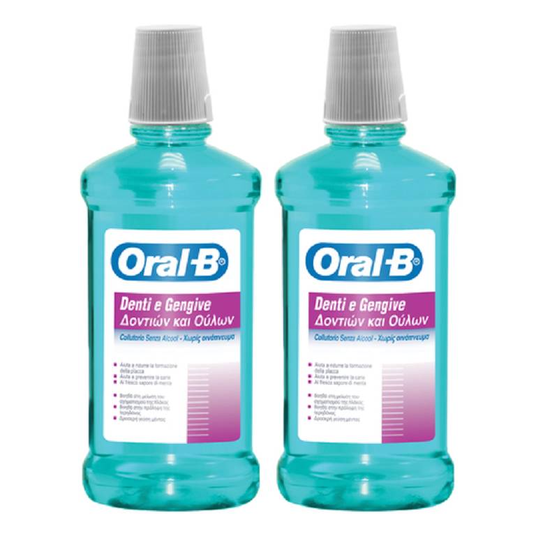 ORALB DENTI&GENGIVE 500ML 2PAC