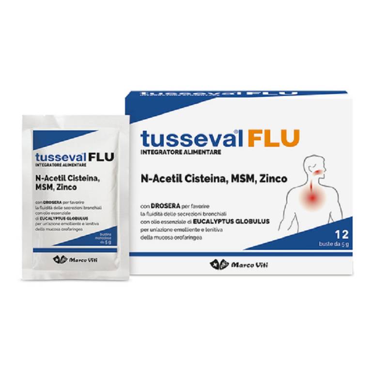 TUSSEVAL FLU 12 BUSTINE SOLUB